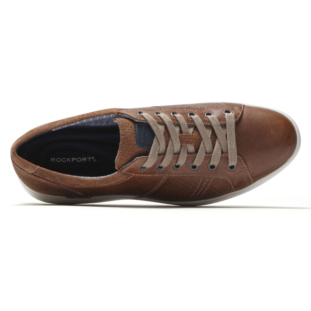 Rockport Mens Sneakers Brown - Colle Tie - UK 746-BEYZFS